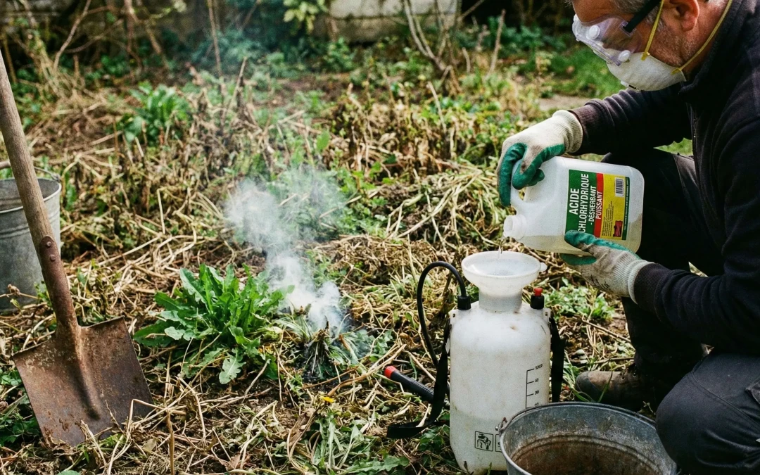 Dosage acide chlorhydrique pour désherber efficacement