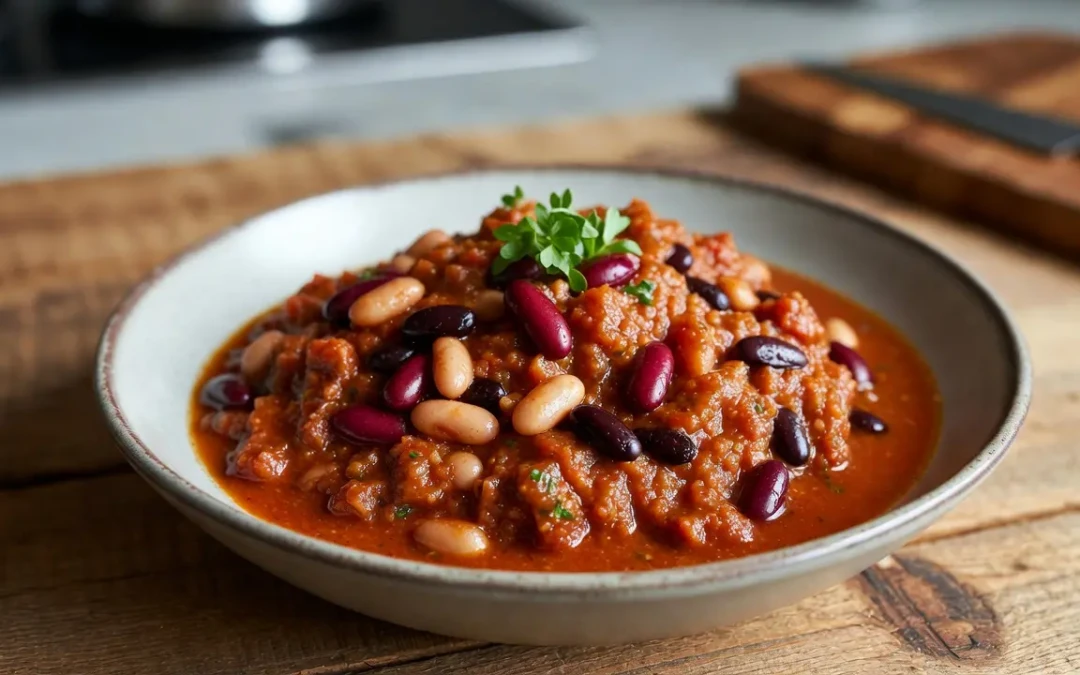 Chili sin carne : La meilleure recette (savoureuse et ultra facile)