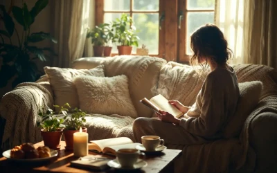 Week end cocooning à la maison tout en douceur